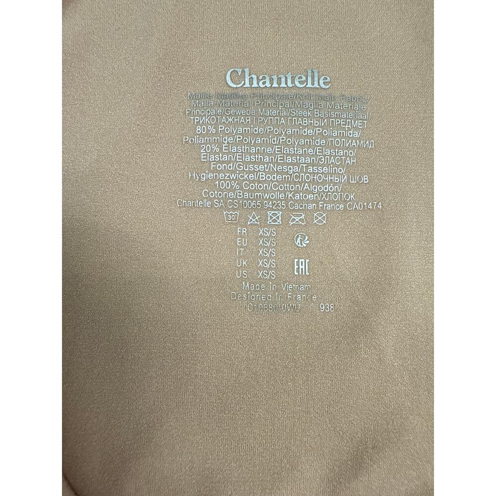 Chantelle SoftStretch Bodysuit Nude Tan Size XS / S $68 - Picture 7 of 9
